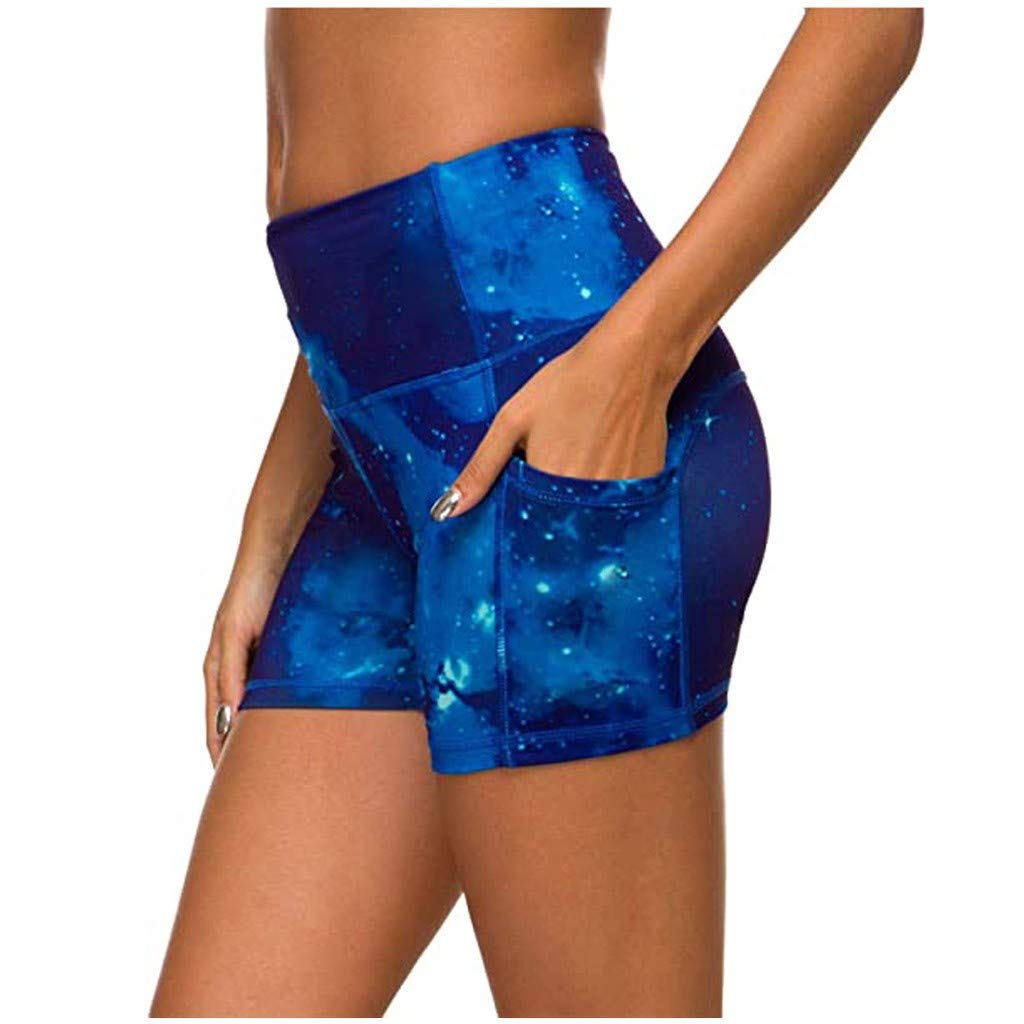 Women's Yoga Shorts with Pockets - Workout & Running