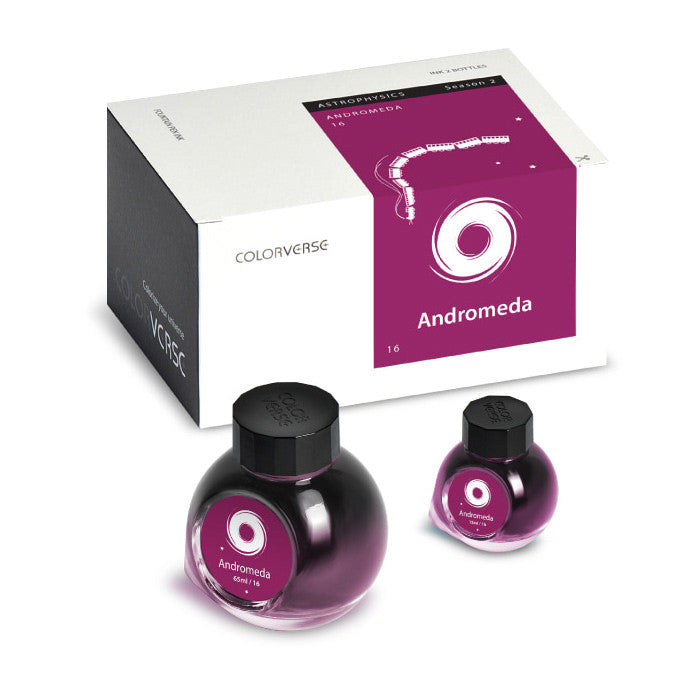 Colorverse Astrophysics 65ml + 15ml Fountain Pen Ink Set - Premium Writing Ink for Calligraphy, Journaling & Artistic Projects