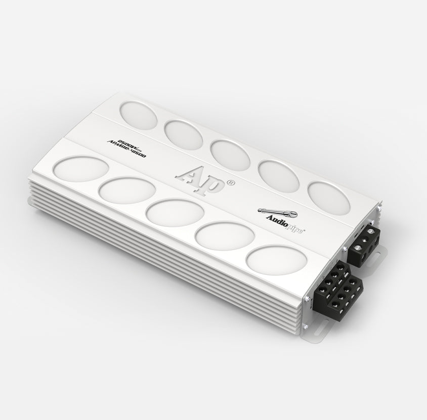 APMRE 4150D 1200W 4-Channel MOSFET Marine Amplifier - Compact Mini Design for Boats, Yachts & Watercrafts - Perfect for Marine Audio Systems & Outdoor Adventures