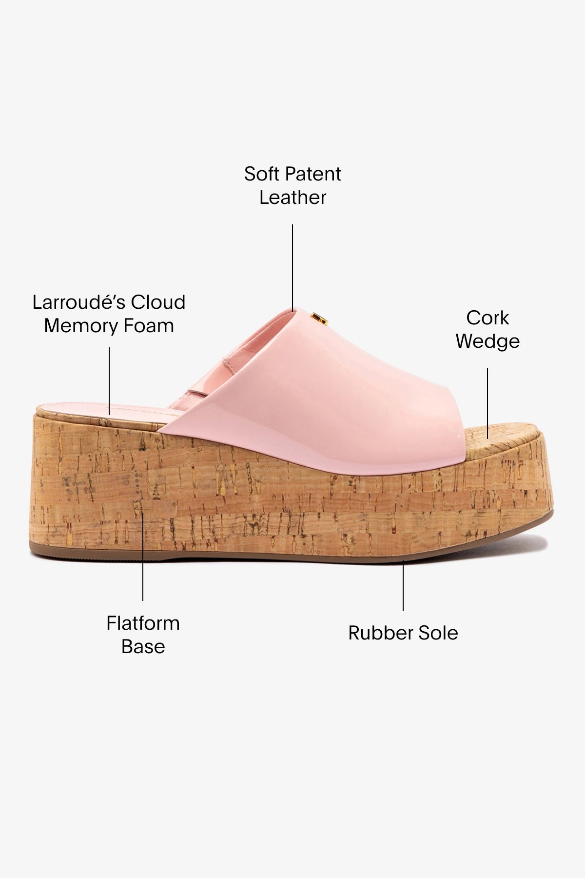 Charli Mule Shoes in Genuine Tulip Leather - Comfortable Slip-On Women's Loafers for Office, Casual Wear & Spring Outfits