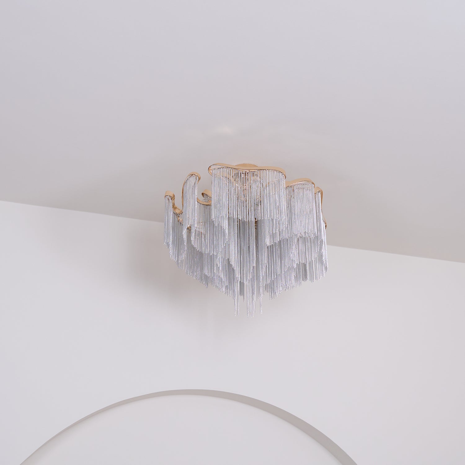 Modern Tassel Ceiling Lamp - Elegant Chandelier Lighting Fixture for Living Room, Bedroom & Dining Room - Perfect for Home Decor and Ambient Lighting