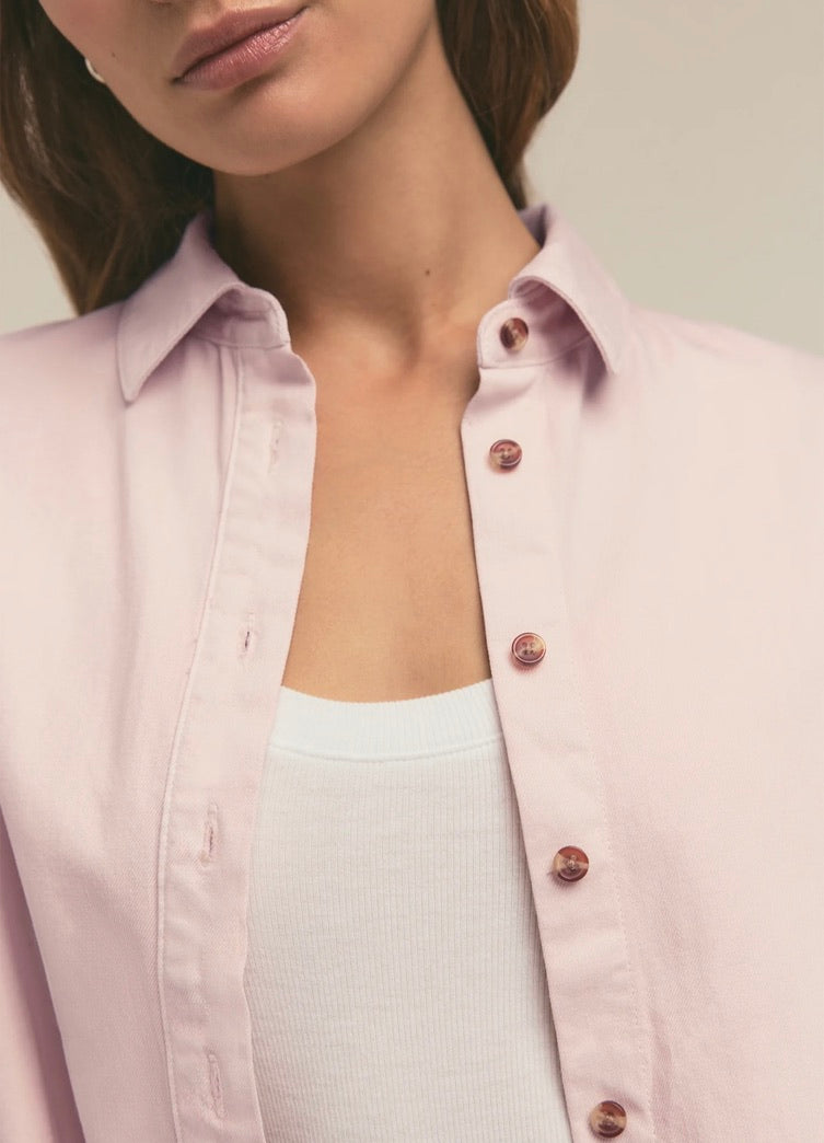 Crop Ex Boyfriend Shirt - Oversized Relaxed Fit Women's Top | Casual Streetwear & Loungewear for Everyday Comfort