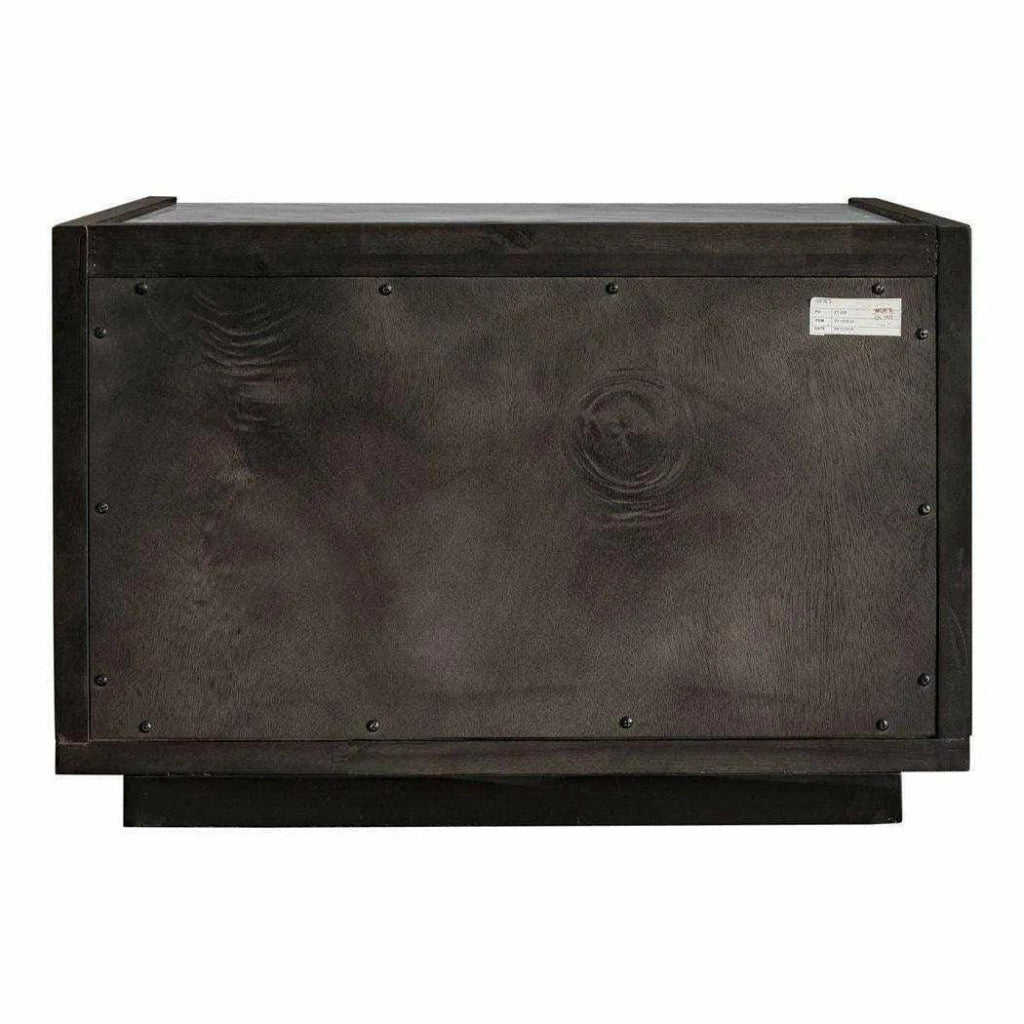 26.5 Inch Grey Contemporary Nightstand - Modern Bedside Table for Bedroom, Living Room, or Guest Room