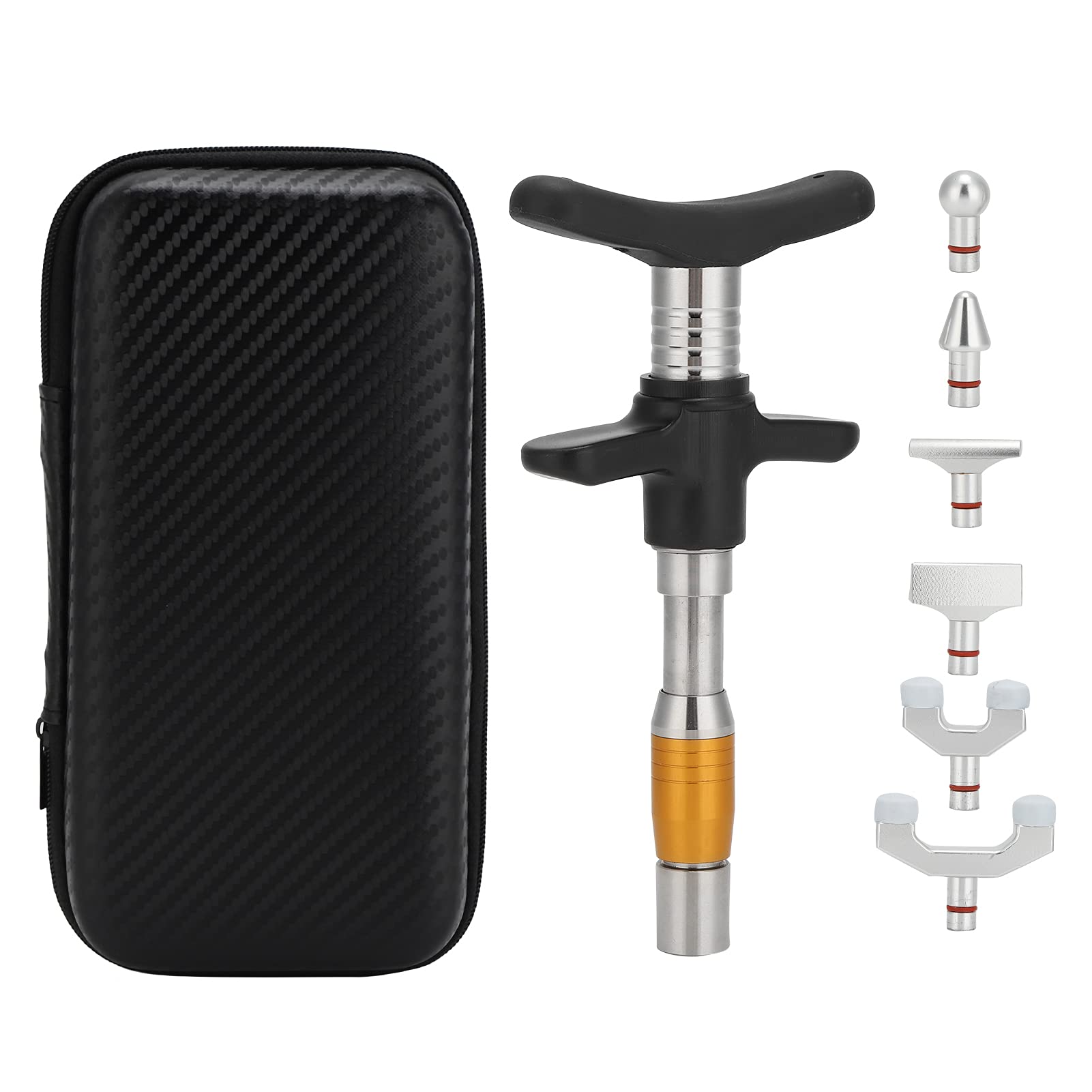 Professional Chiropractic Adjustment Tool - 10-Level Therapy Back Activator for Pain Relief & Body Correction - Gold Massager for Back, Neck & Shoulder Pain - Perfect for Home, Office & Chiropractic Clinics