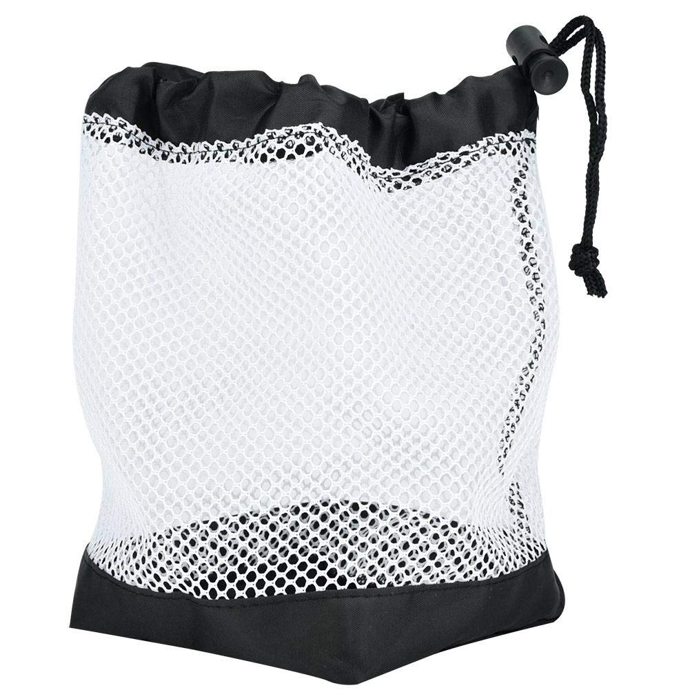 Premium Golf Ball Bag - Large Capacity Nylon Mesh Carry Pouch with Drawstring Closure for Golf & Tennis Balls | Durable Golf Storage Accessory | Perfect for Driving Range, Course Play & Sports Equipment Organization