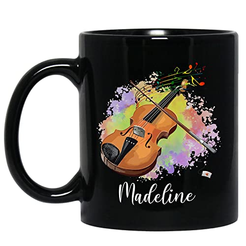 Violin Black Mug