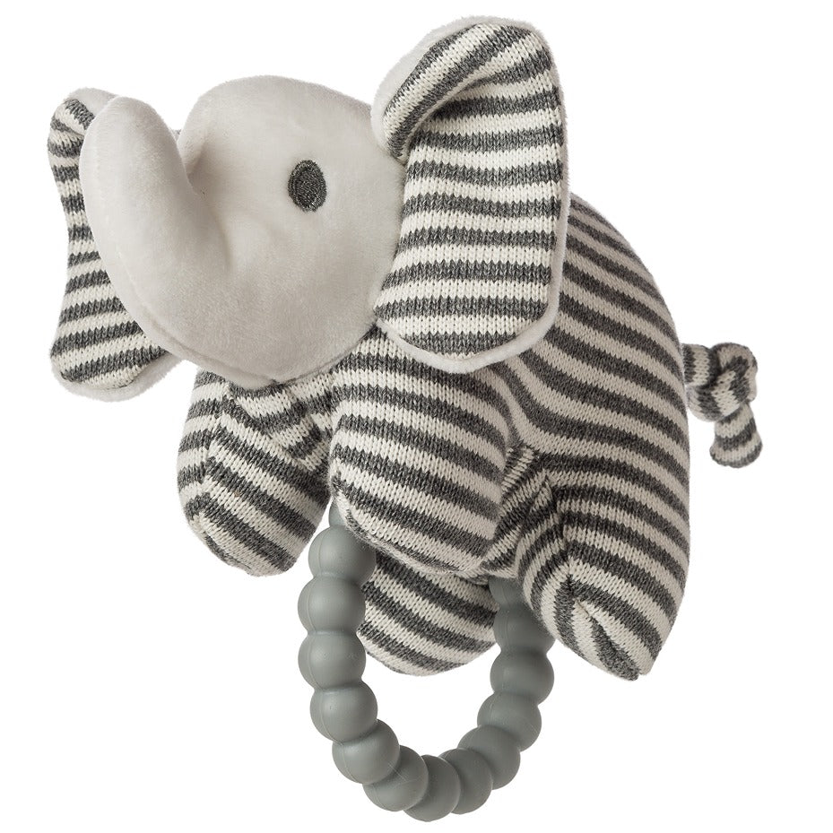 Mary Meyer Baby Teether Rattle - Soft Chew Toy for Soothing Teething Pain | BPA-Free Infant Sensory Toy for Newborns & Toddlers | Perfect for On-the-Go, Playtime & Developmental Stimulation