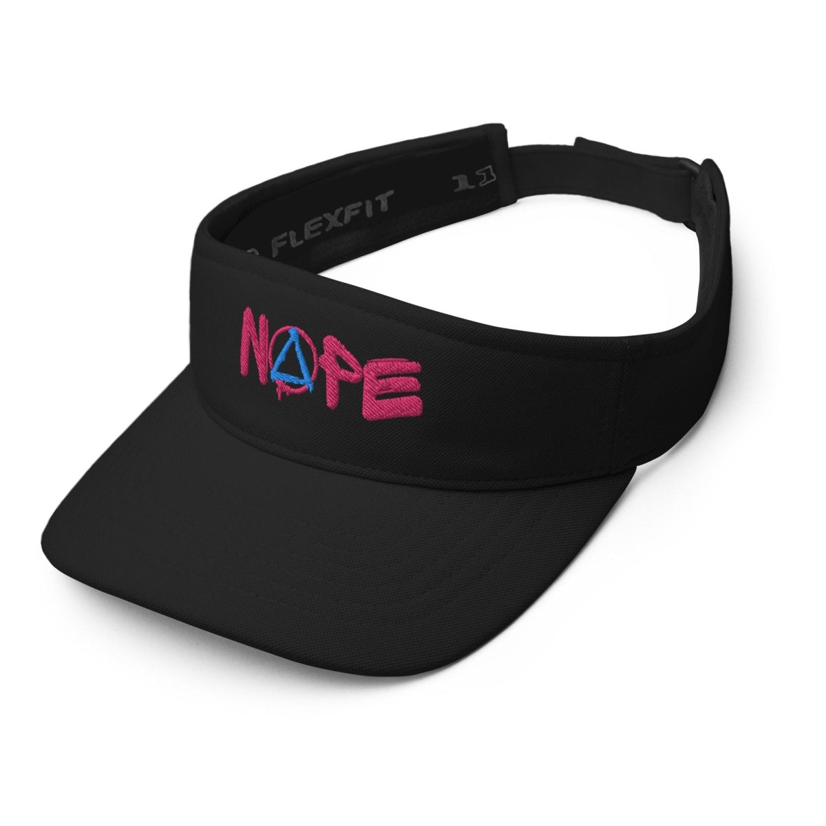 NOPE Embroidered Visor Cap - Adjustable Sun Hat for Women & Men - Perfect for Running, Golf, Beach & Outdoor Activities