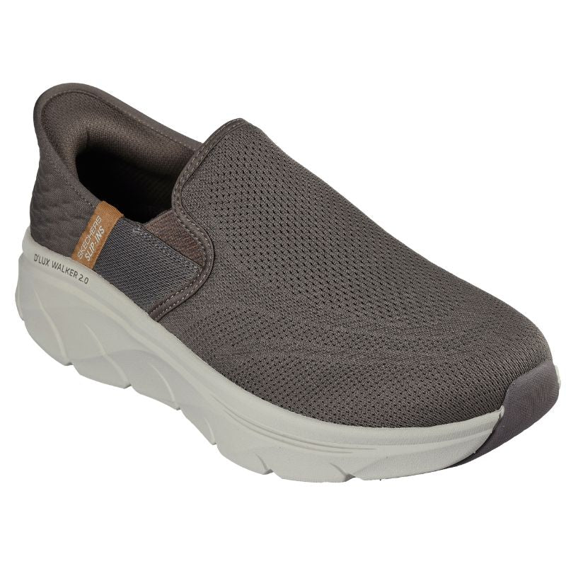 Men's Comfortable Slip-On Walking Shoes - D Lux Walker 20 - Lightweight & Breathable for Casual Wear, Travel & Daily Walking