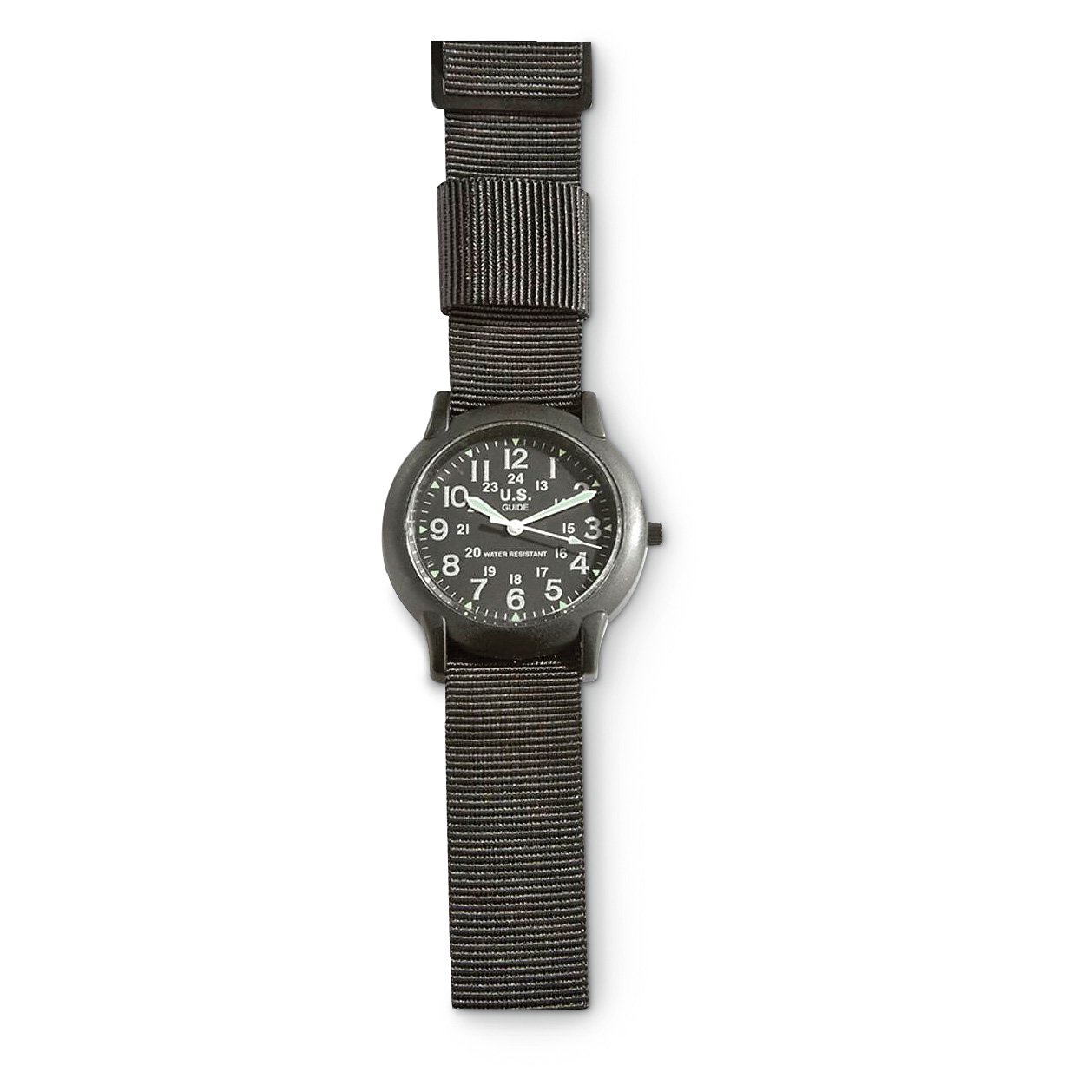 HQ ISSUE Tactical Military Watch - Durable Army Field Watch for Men, Waterproof & Shockproof, Ideal for Work, Casual, Outdoor Activities (Black)