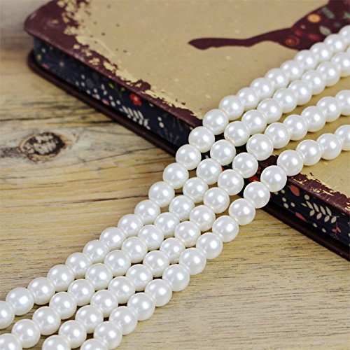 2 Pcs Elegant Pearl Necklace Set - Long Stylish Beaded Chain for Women's Fashion, Clothing & Jewelry Accessories - Perfect for Parties, Weddings & Everyday Wear
