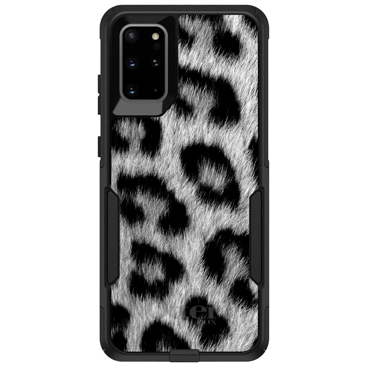 DistinctInk Samsung Galaxy S20 Plus & S20 Plus 5G Case (6.7 Inch) - Premium Protective Cover with Snow Leopard Print | Shockproof & Durable Replacement for OtterBox Commuter | Perfect for Work, Travel & Outdoor Activities