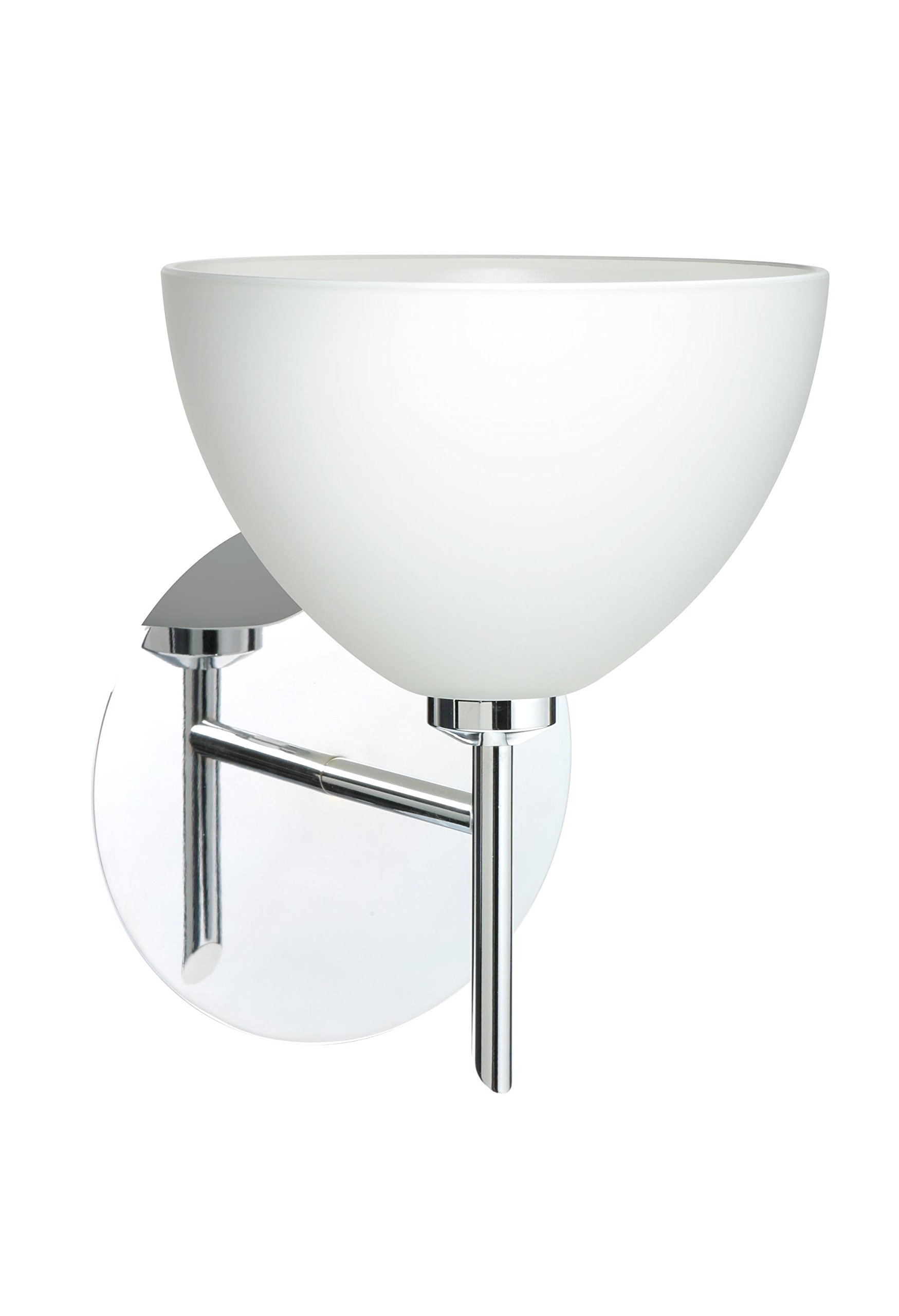 1SW-467907-LED-CR Brella Collection Modern LED Wall Sconce Light Fixture - Perfect for Bedroom, Hallway & Living Room Lighting