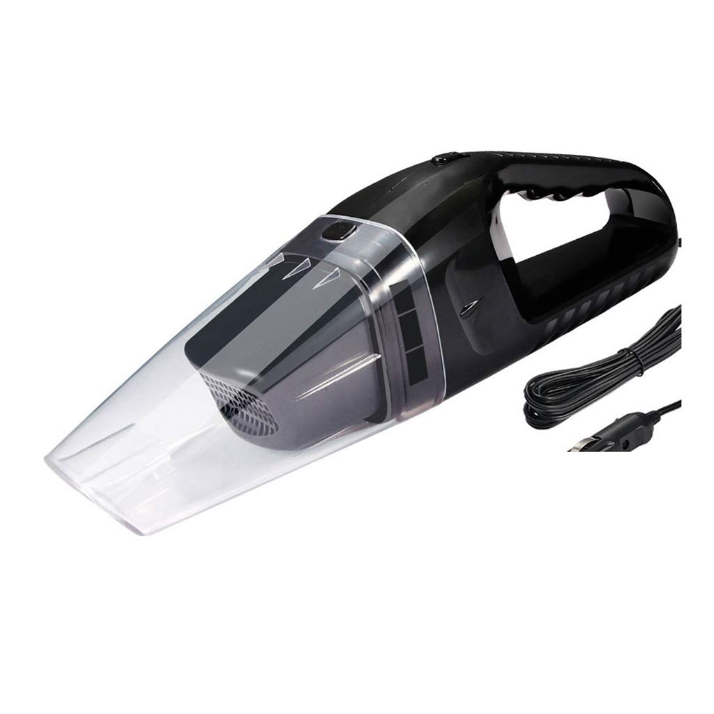 XJJZS 12V 120W Portable Handheld Car Vacuum Cleaner - Mini Auto Vacuum for Car Interior, Home & Office Cleaning - Perfect for Upholstery, Seats, Carpets and Tight Spaces