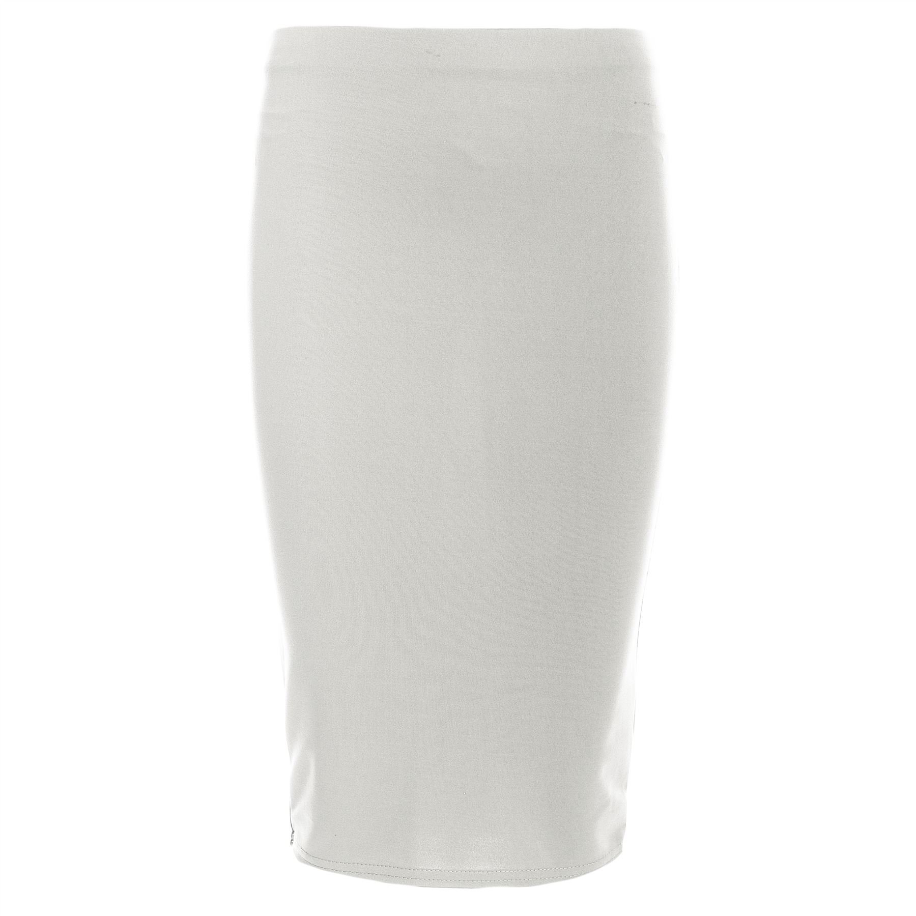 Oops Outlet Women's High Waist Pencil Skirt - Formal Bodycon Midi Skirt for Office, Party & Business Wear - Slim Fit Stretchy Work Skirt for Women
