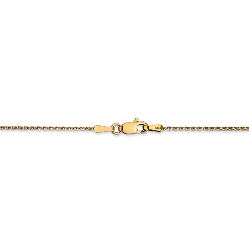 14K Yellow Gold 1.00mm Parisian Wheat Chain Necklace for Men & Women - Diamond2Deal | Elegant Everyday Wear, Gift for Anniversary & Special Occasions