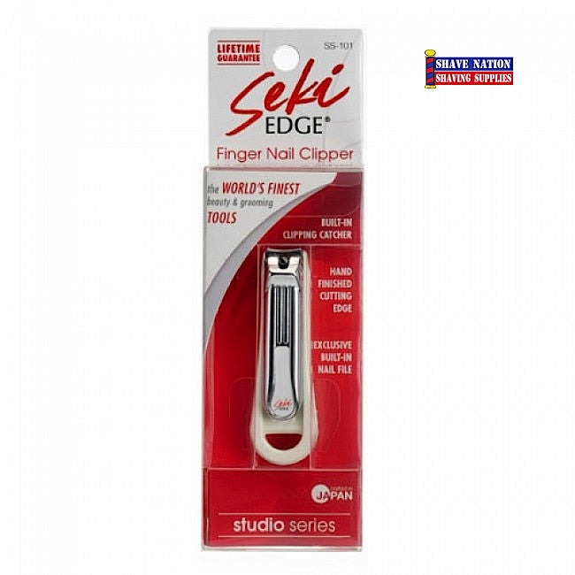 Premium Seki SS-101 Stainless Steel Nail Clippers - Professional Grooming Tool for Men & Women - Perfect for Travel, Home, and Salon Use