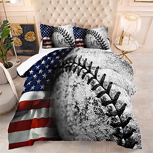 Baseball and Flag 5001