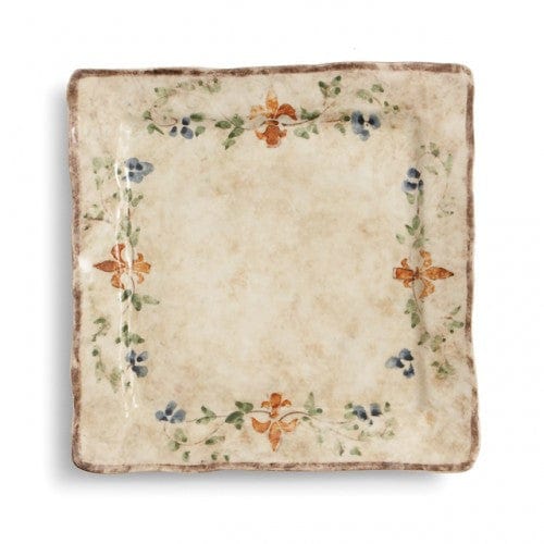 Arte Italica Medici Square Plate - Elegant Italian Ceramic Dinnerware for Fine Dining & Home Decor | Perfect for Restaurants, Weddings & Special Occasions