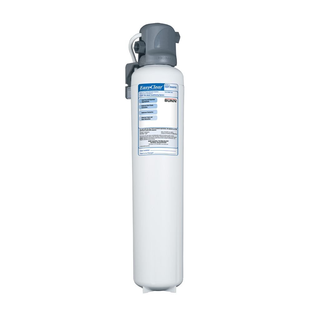 BUNN Easy Clear EQHP-Tea Water Filter System - Premium Water Filtration for Coffee & Tea Makers - Perfect for Home, Office & Commercial Use