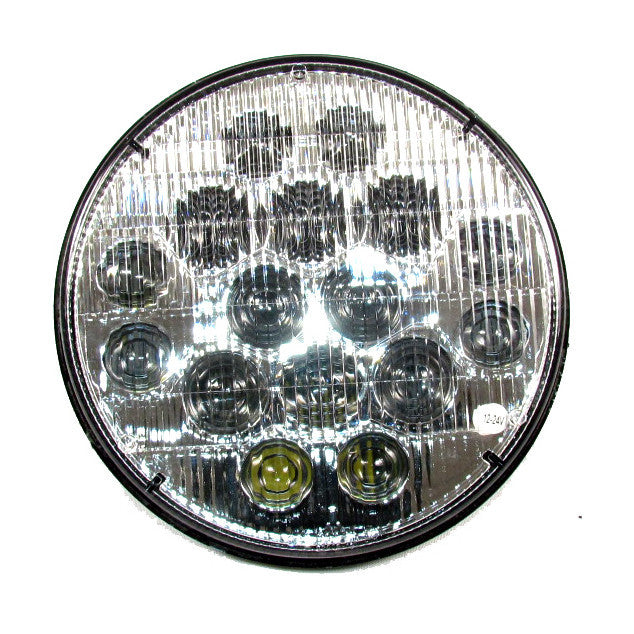 7 Round 16 LED High & Low Beam Headlight Bulbs for Freightliner Century - Bright Replacement Headlights for Truck & Semi Night Driving