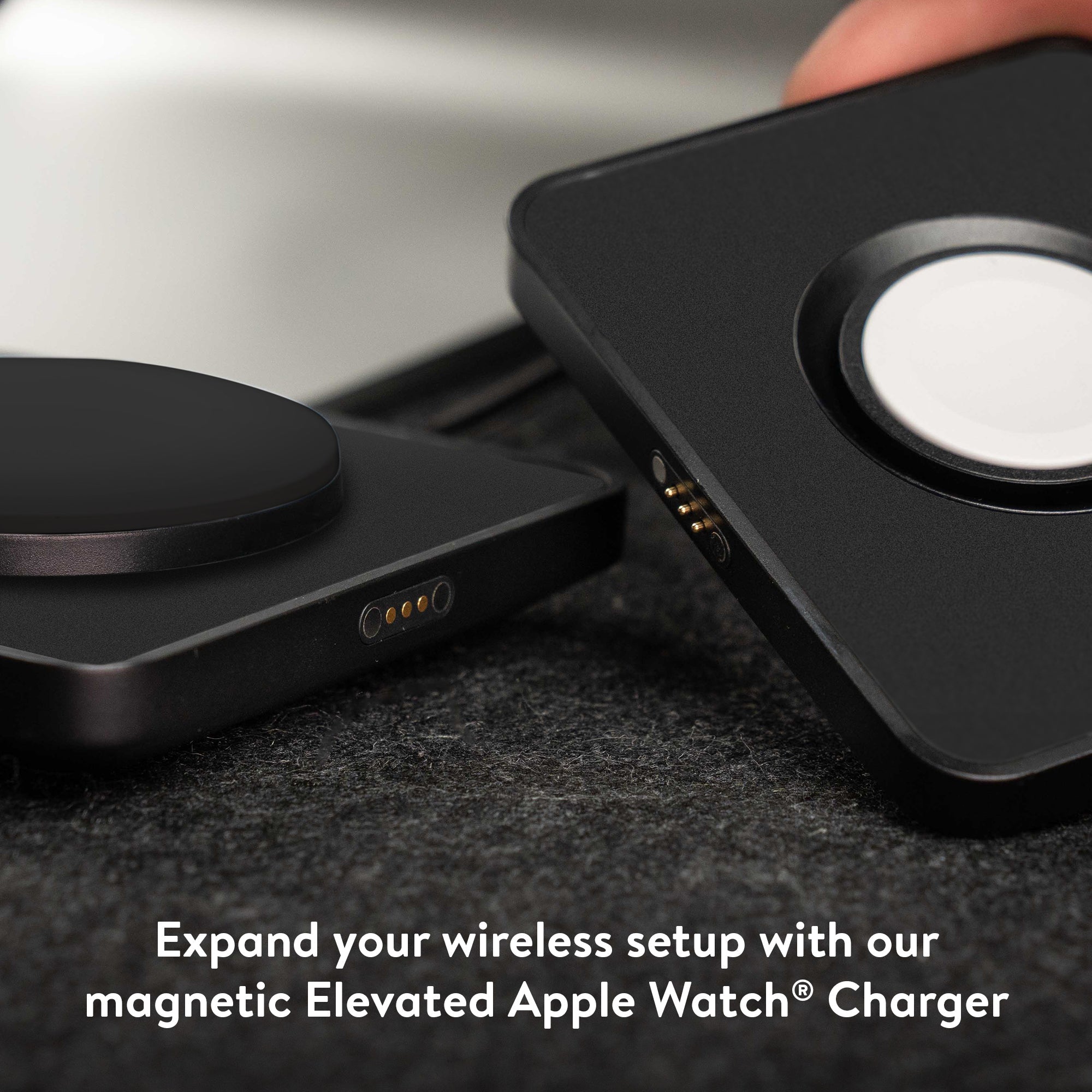 Qi2 Certified Matte Black Wireless Charging Pad - Fast Charging for iPhone, Samsung, AirPods & More - Perfect for Home, Office & Nightstand Use