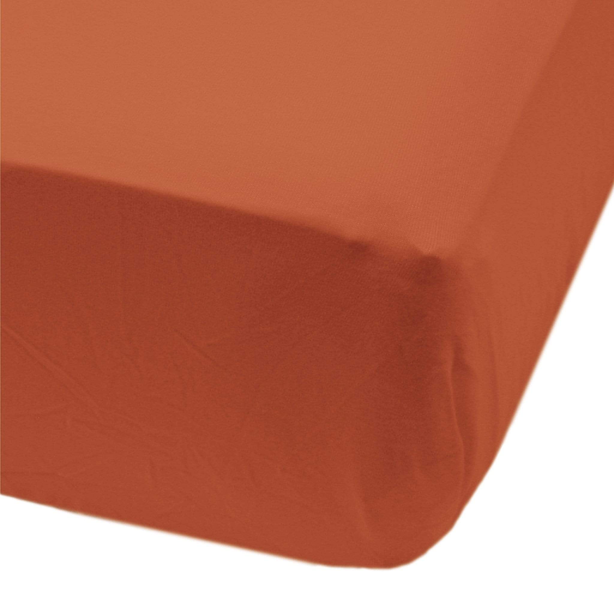 Soft & Breathable Crib Fitted Sheet - Rust Color - Perfect for Baby Nursery, Crib & Toddler Bed - Hypoallergenic & Machine Washable