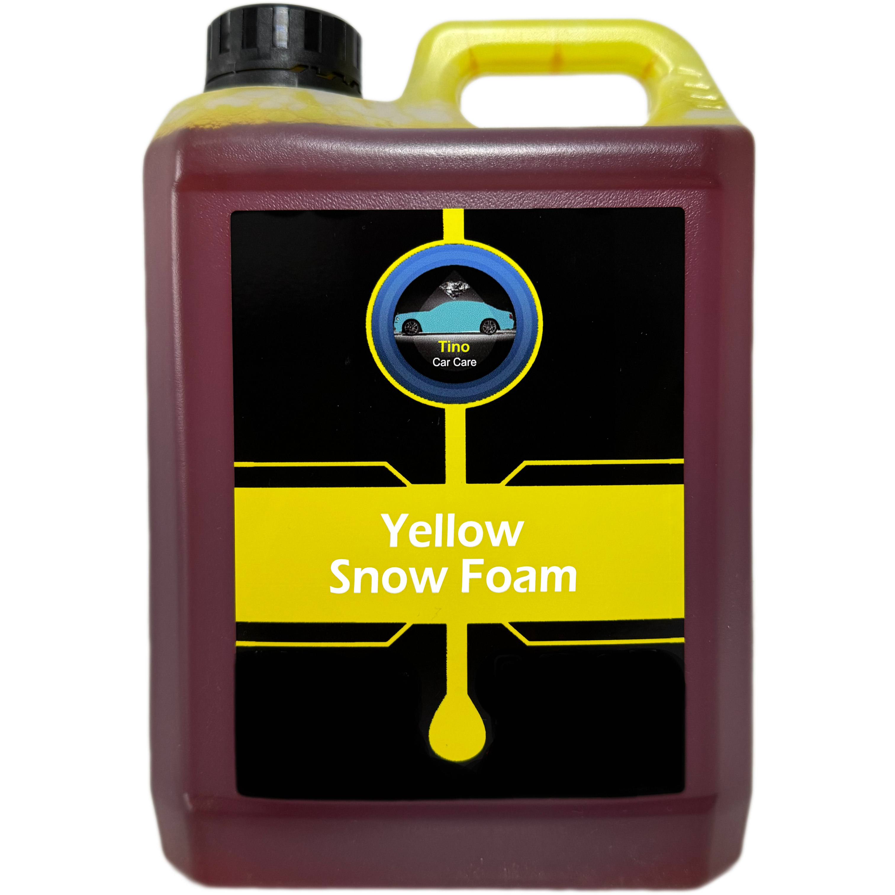 Tino Yellow Snow Foam - Premium Car Wash Foam for Deep Cleaning & Shine | Perfect for Auto Detailing, Ceramic Coating Prep & Foam Cannon Use