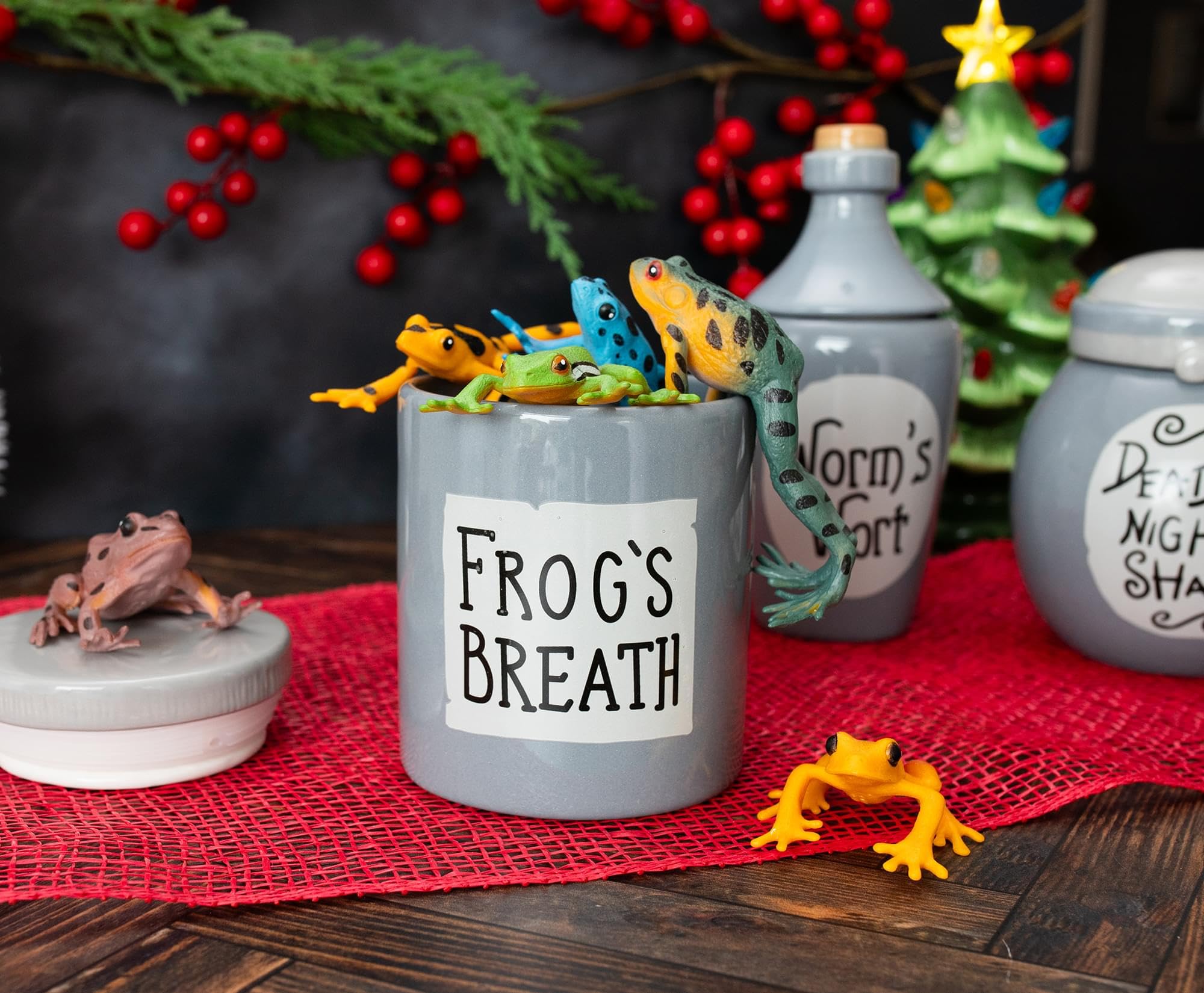 Disney The Nightmare Before Christmas Sally Mini Storage Jars 3-Piece Set - Ceramic Kitchen Containers for Snacks, Spices & Candy | Perfect for Halloween Decor & Gift Giving