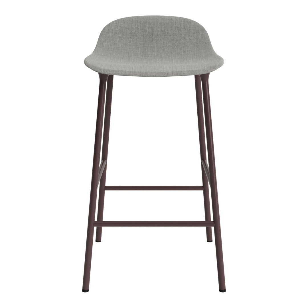 Modern Form Counter Stool with Sturdy Metal Legs & Comfortable Upholstered Seat - Perfect for Kitchen Islands, Breakfast Bars & Home Decor