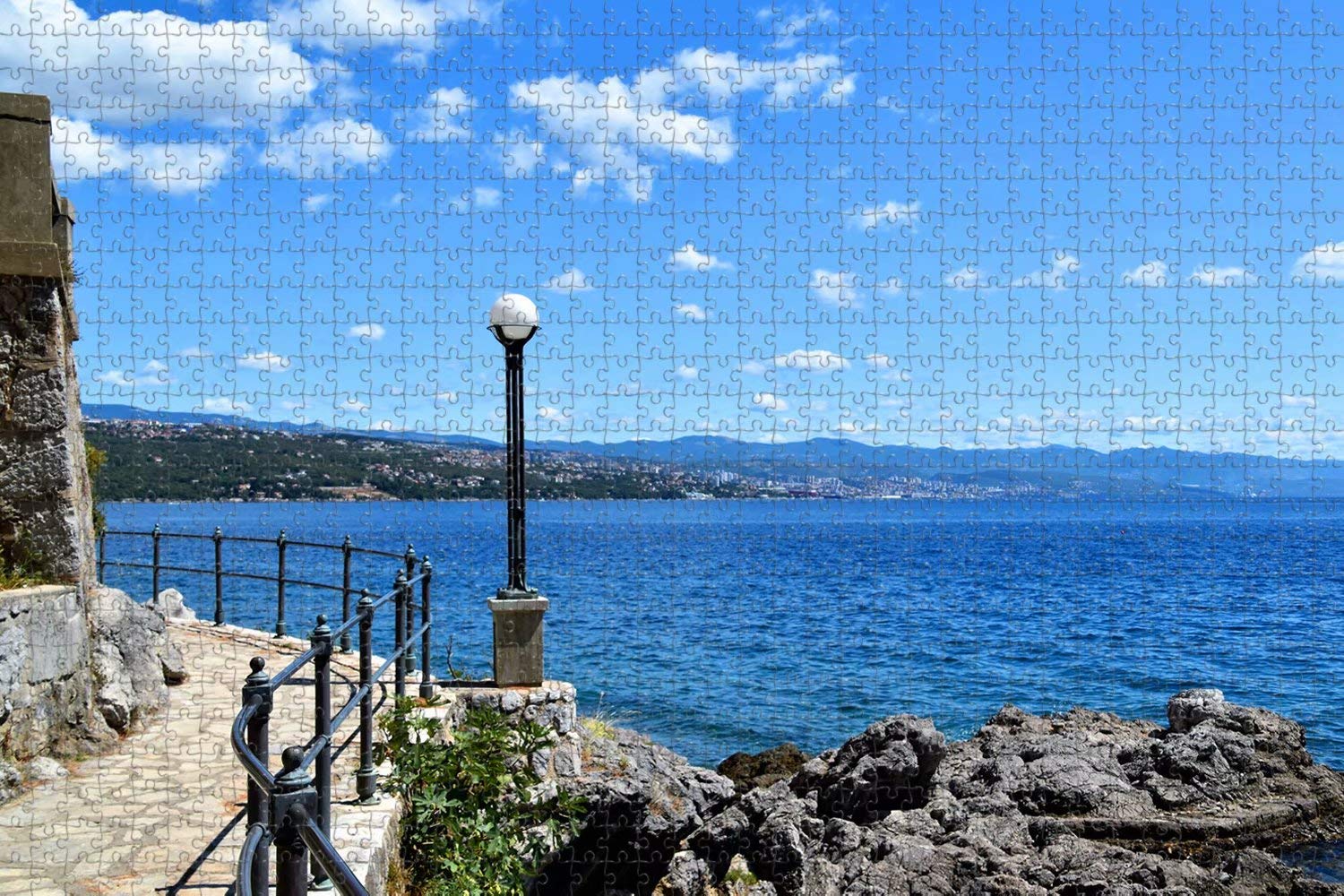 1000-Piece Croatia Opatija Jigsaw Puzzle for Adults - Premium Travel Souvenir & Home Decor Gift for Puzzle Lovers (Perfect for Relaxation, Family Game Night & Wall Art Display)