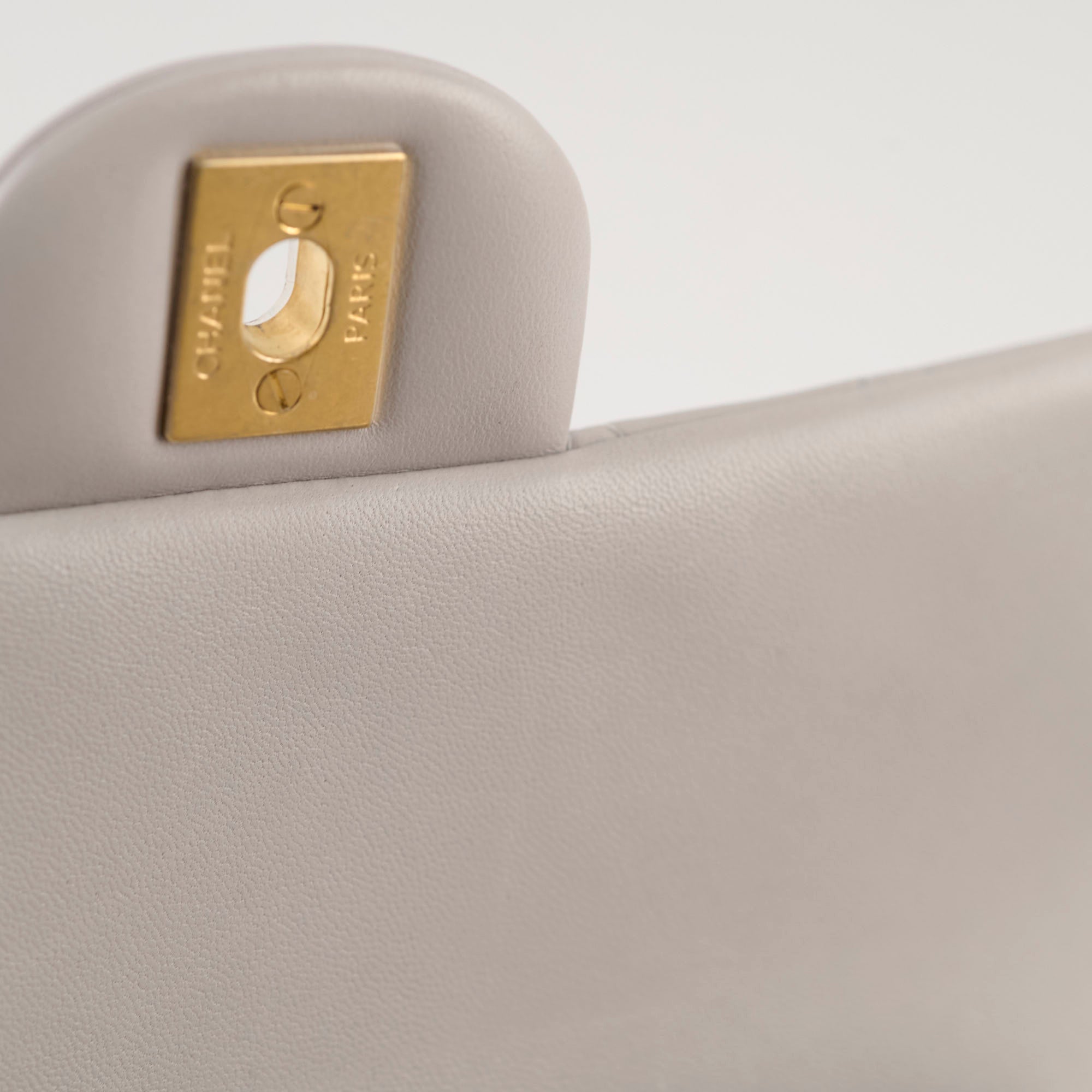 Chanel Mini Rectangular Top Handle Bag in Light Grey - Luxury Crossbody Purse for Women, Perfect for Parties & Evening Events