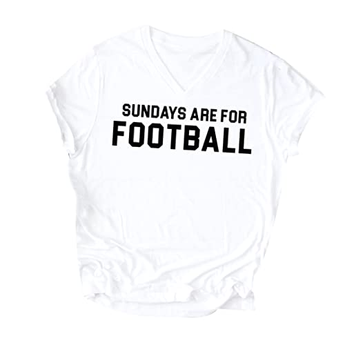 Women's Football Shirt - Game Day Tee, Tank Top, V-Neck, Long Sleeve & Hoodie - Perfect for NFL Sundays, Tailgating & Sports Fan Outfits