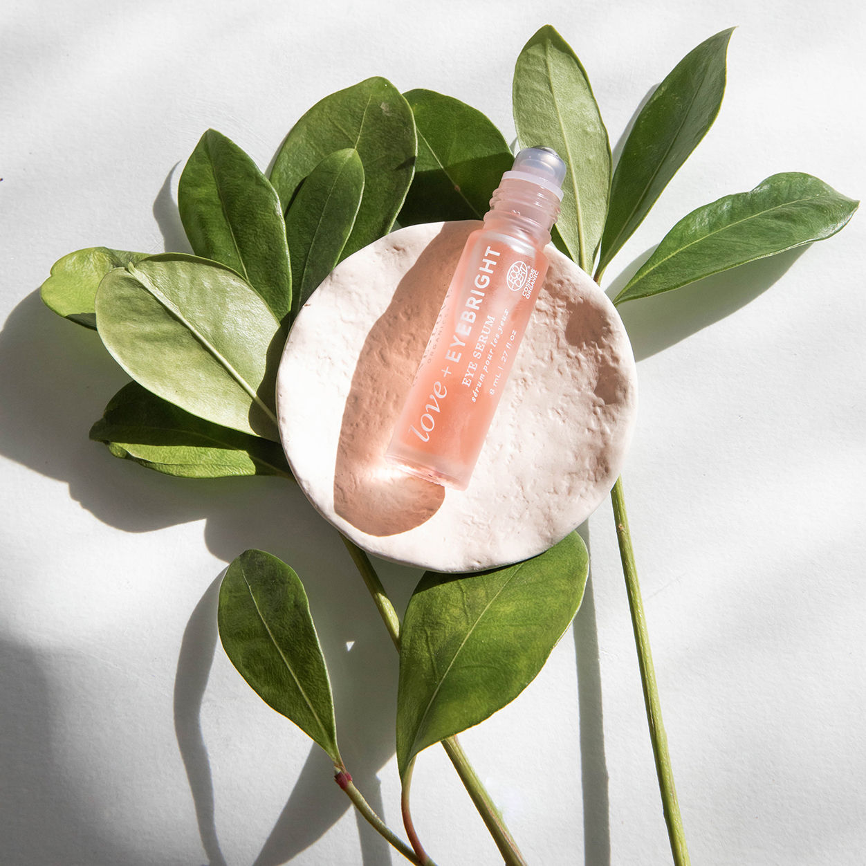 Love + Eyebright Eye Serum for Dark Circles & Puffiness - Brightening & Hydrating Under Eye Treatment - Perfect for Morning & Night Skincare Routine