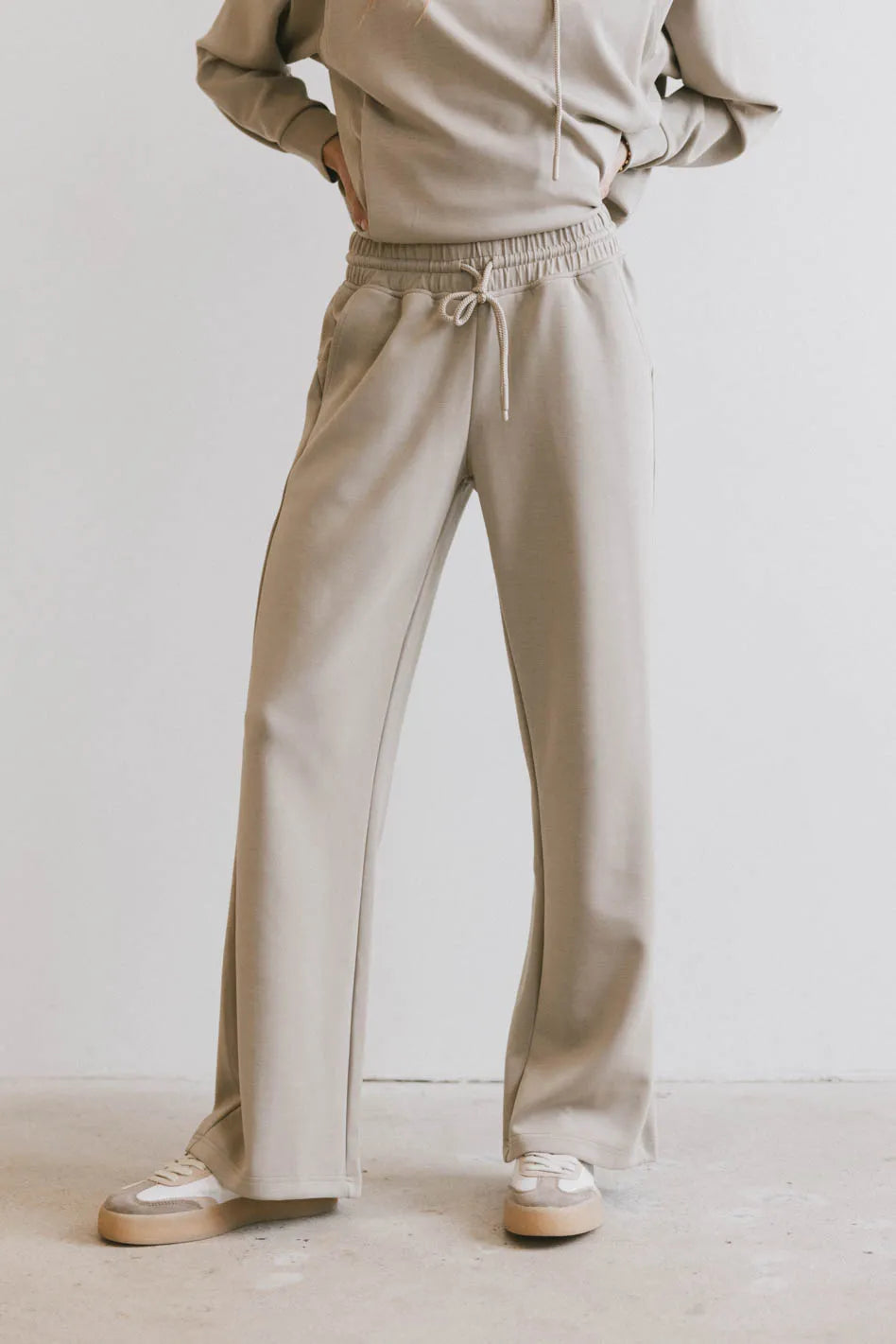 Flow State Pants in Taupe - Premium Comfort & Style for Yoga, Lounge & Travel | Final Sale