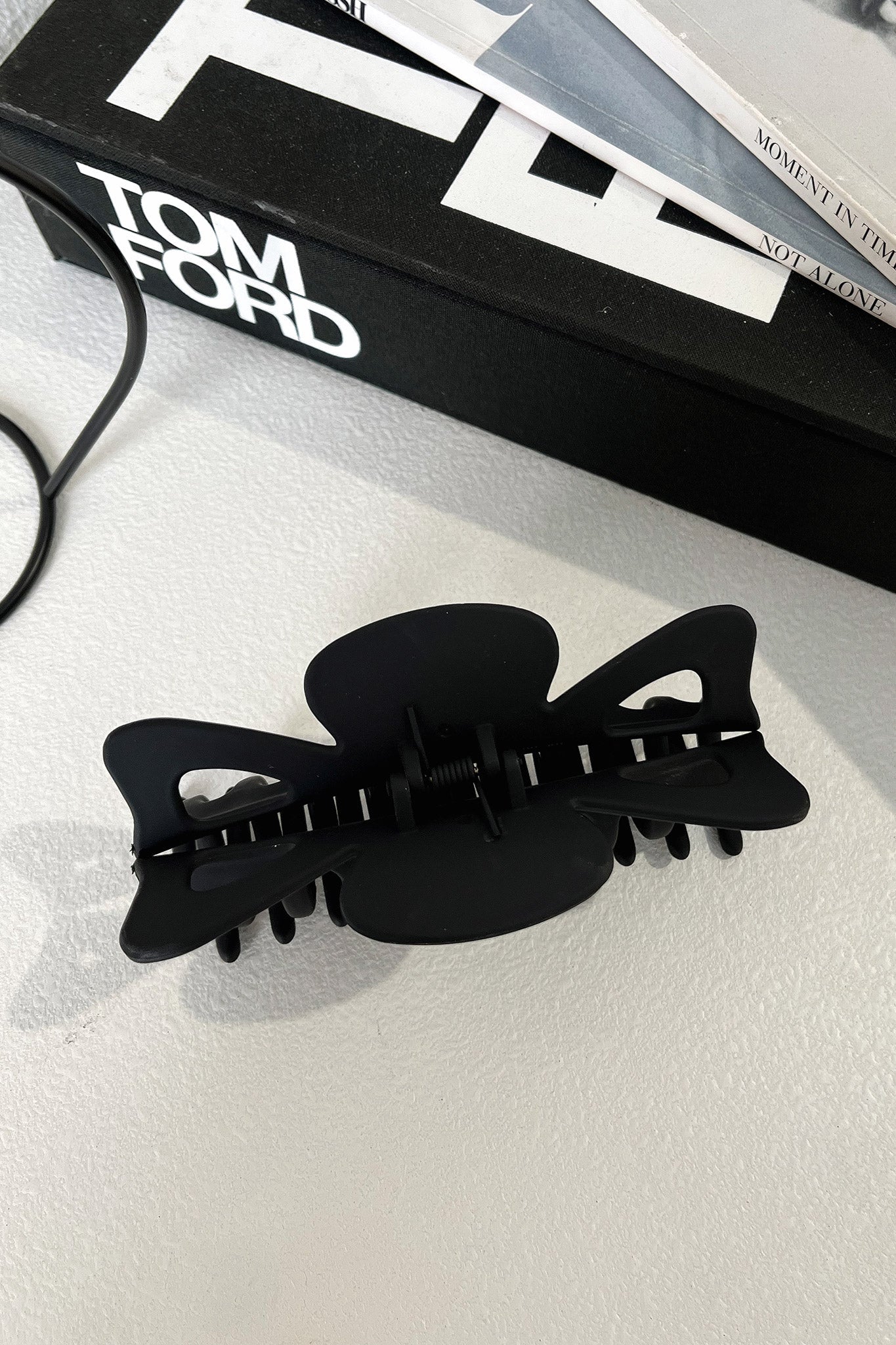 Eli Black Hair Claw Clip - Strong Hold Hair Clips for Women, Girls - Perfect for Ponytails, Buns, Updos - Salon Quality Hair Accessories for Daily Use, Workout, Party, Wedding