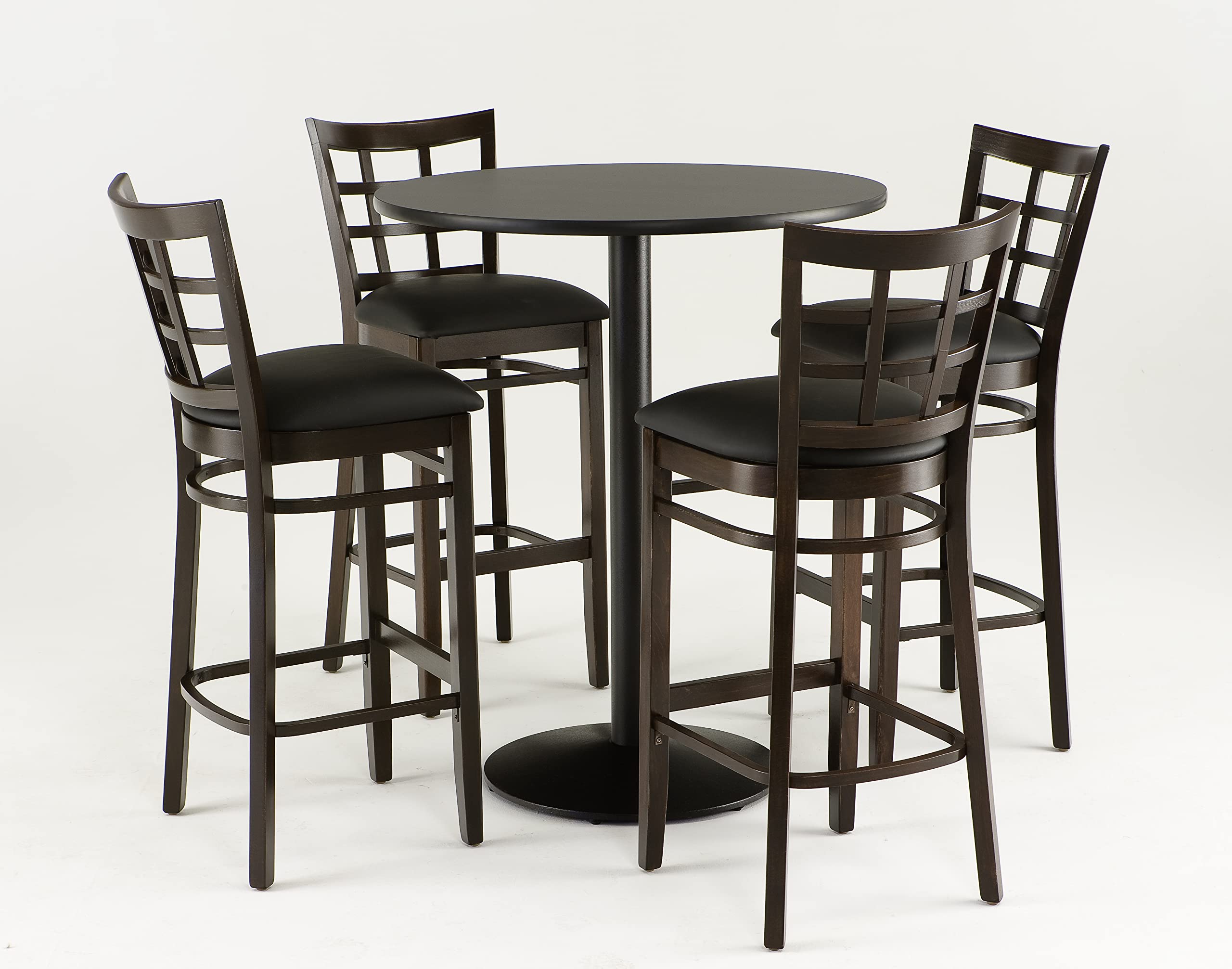 Holland Bar Stool Co. 3130 Industrial Style Bar Stool with Canter Iron Frame - Perfect for Kitchen Islands, Home Bars & Restaurants