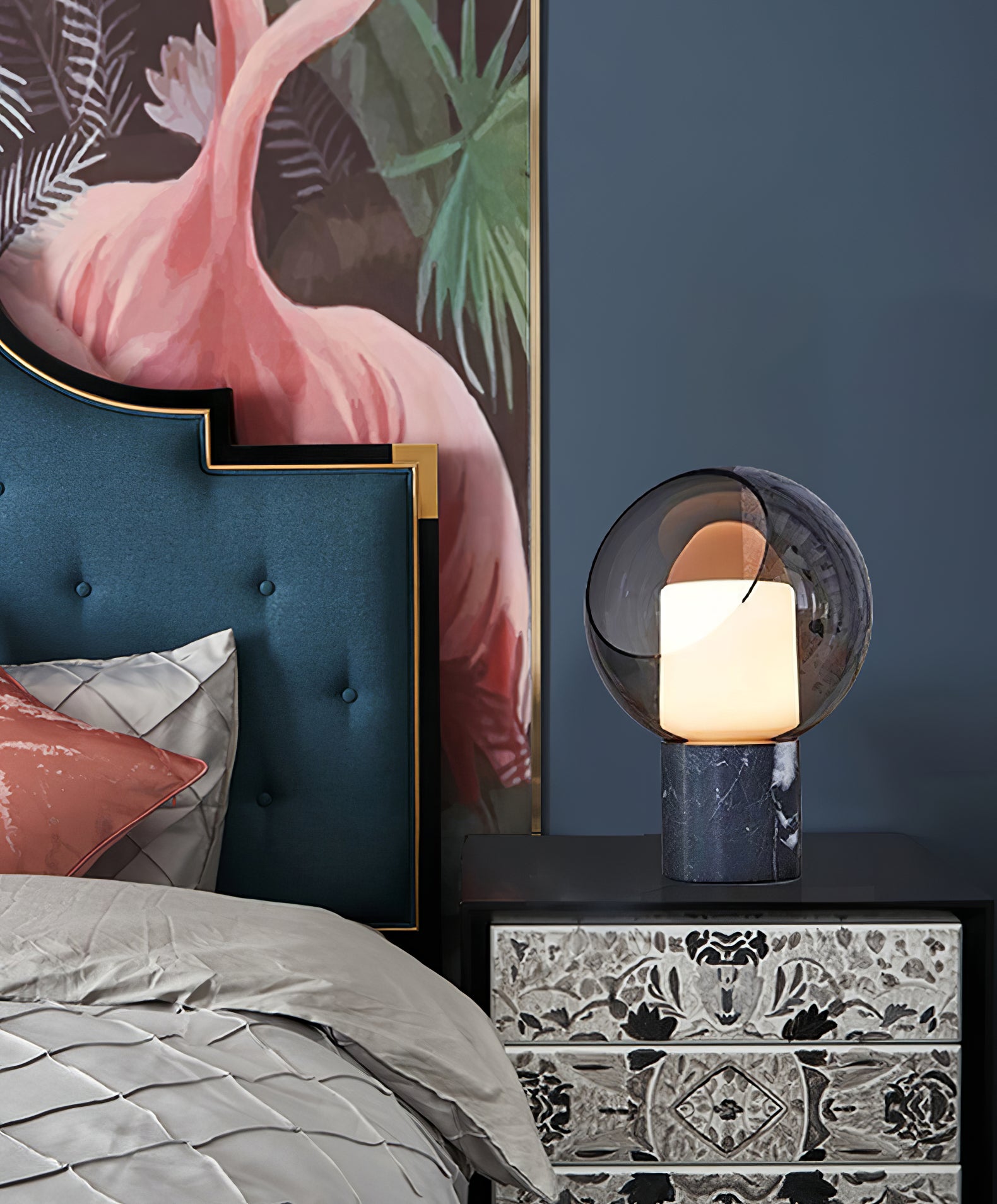 Evedal Table Lamp - Modern LED Desk Light with Adjustable Brightness for Bedroom, Office & Study Room - Perfect for Reading, Working & Relaxing