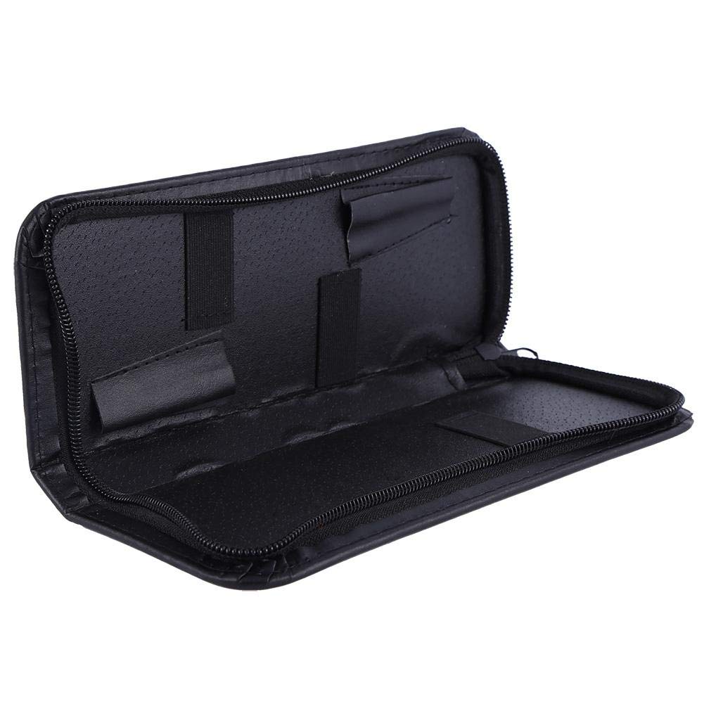 Professional Salon Scissor Tool Bag - PU Leather Hairstylist Pencil Case & Holster for Hairdressing Shears, Combs, Brushes - Perfect for Salon, Barber Shop & Home Hair Styling