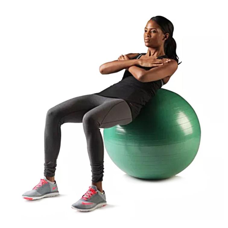 TheraBand Pro Series Exercise & Stability Ball for Home Workouts, Physical Therapy & Yoga - Latex-Free, Anti-Burst Fitness Ball for Core Strength & Balance Training