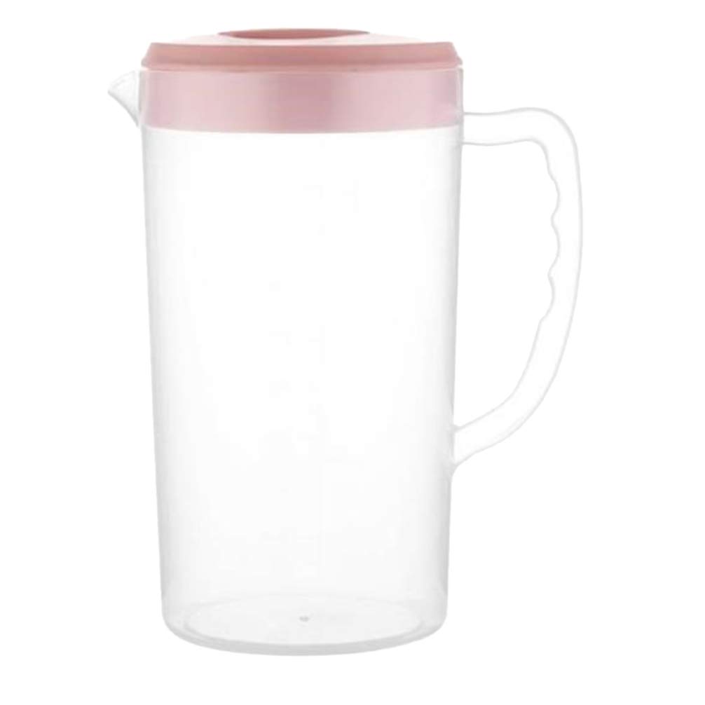 Clear Water Juice Dispenser Pitcher with Lid - 1.5L Lemonade Pitcher, Cold Water Dispenser for Fridge, Beer & Wine Kit, Milk Kettle, High Capacity Beverage Pitcher - Perfect for Iced Tea, Cocktails, and Party Drinks