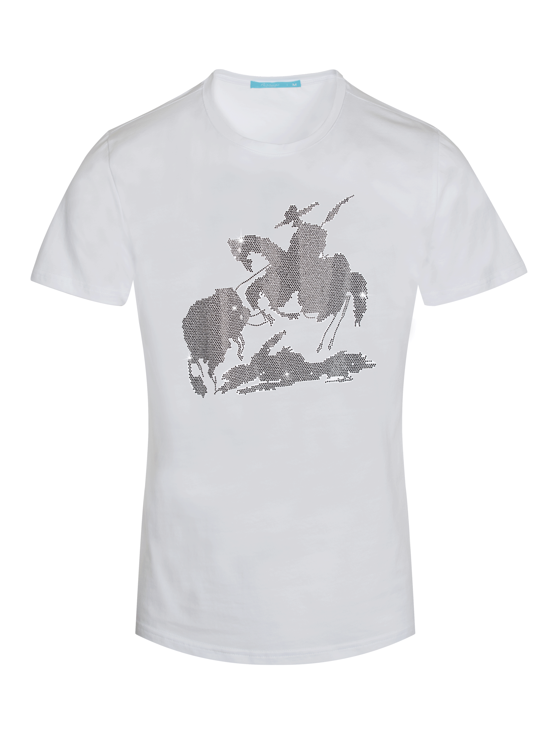 Bull Fight Tee Shirt with Black Crystals - Stylish Graphic T-Shirt for Men & Women | Perfect for Casual Wear, Parties & Street Fashion