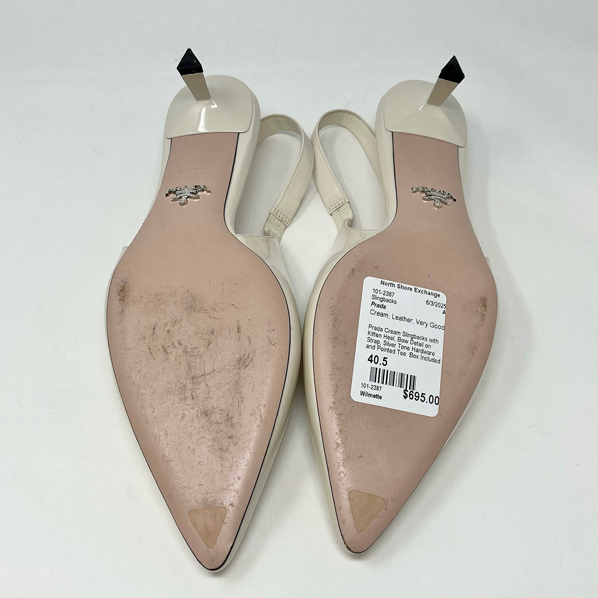 Prada Women's Slingback Heels - Luxury Leather Dress Shoes for Women | Perfect for Weddings, Parties & Office Wear