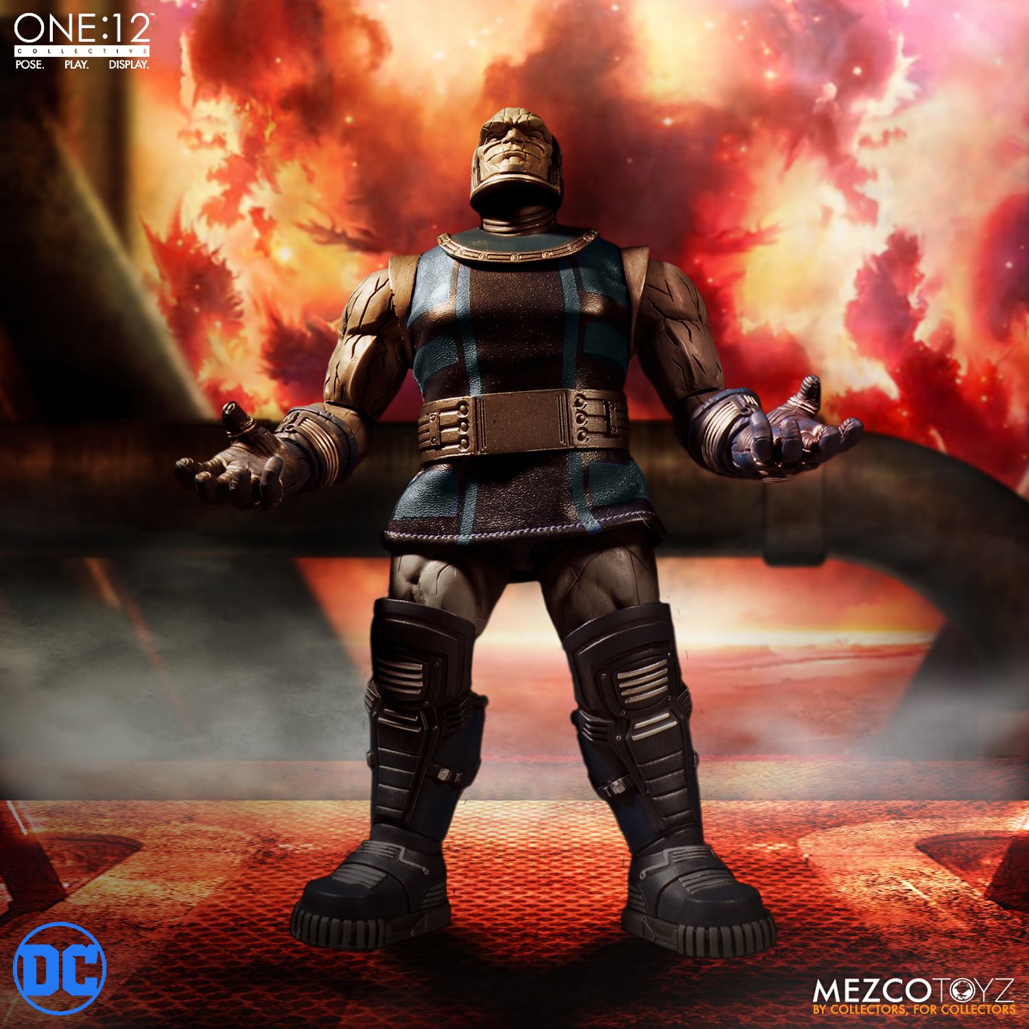 Mezco Toyz One:12 Collective DC Comics Darkseid 1/12 Scale Action Figure - Premium Collectible Toy for DC Fans, Display & Photography Scenes