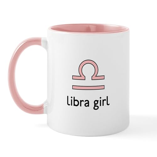 White/Pink Inside - Libra Girl Mug