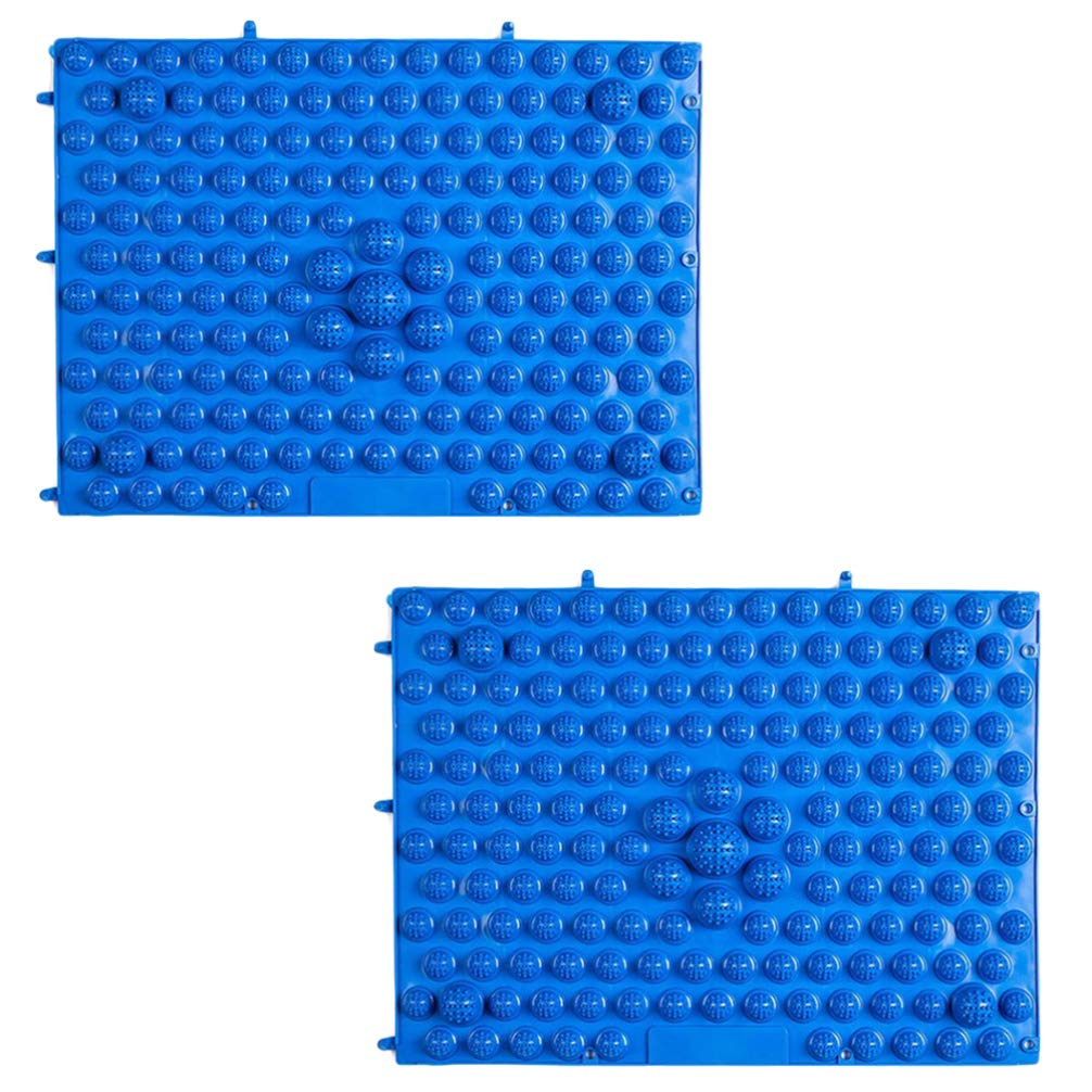 2-Pack Acupressure Foot Massage Mat with Spikes - Reflexology Yoga Mat for Pain Relief, Stress Relief & Relaxation - Perfect for Bathroom, Living Room, Car & Office Use - Great Gift for Dad, Mom & Yoga Lovers