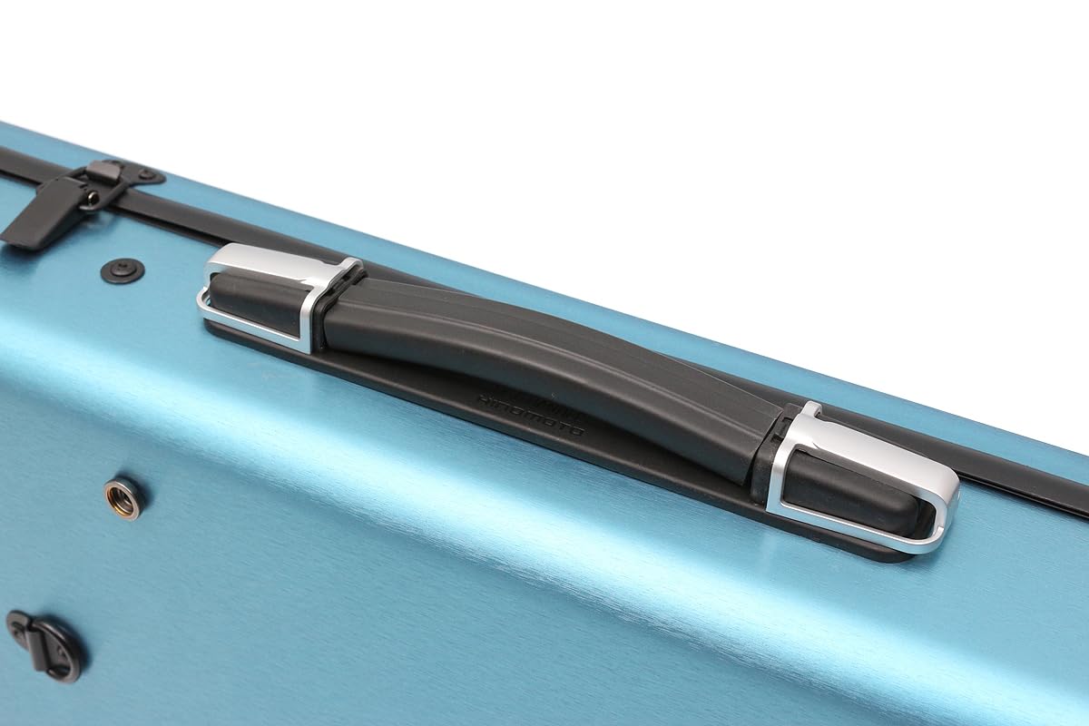Premium 4/4 Full Size Carbon Fiber Violin Case - High Strength Hard Shell with Durable Handles, Backpack Straps & Music Sheet Pocket (Blue, Buckle Lock) - Perfect for Professional Musicians, Music Students & Travel Performances
