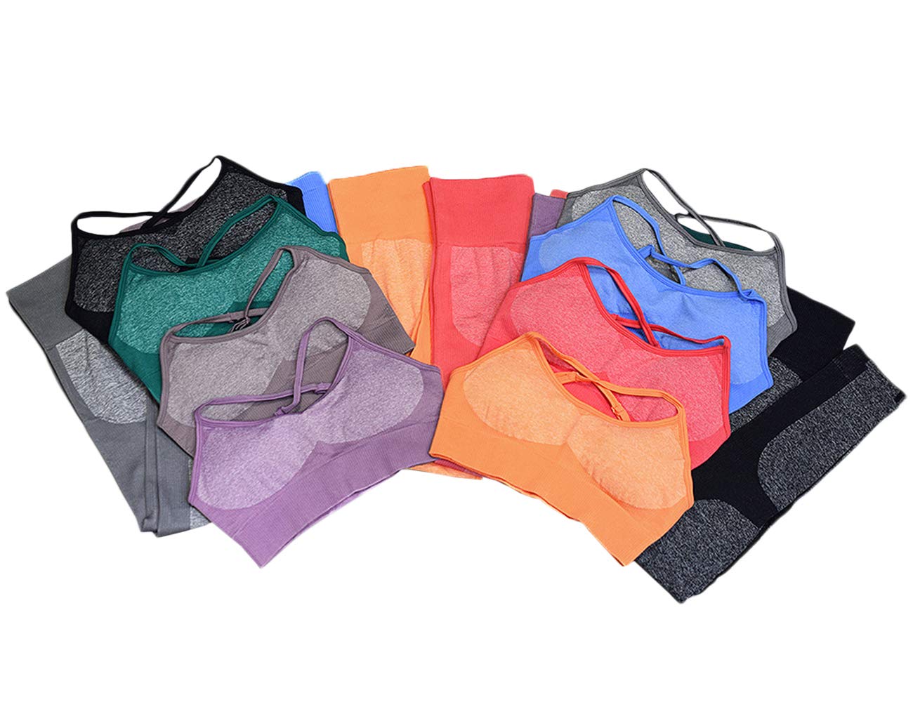 SOMTHRON 2PCS Women's Sports Bra & Yoga Leggings Set - Gym & Yoga Activewear