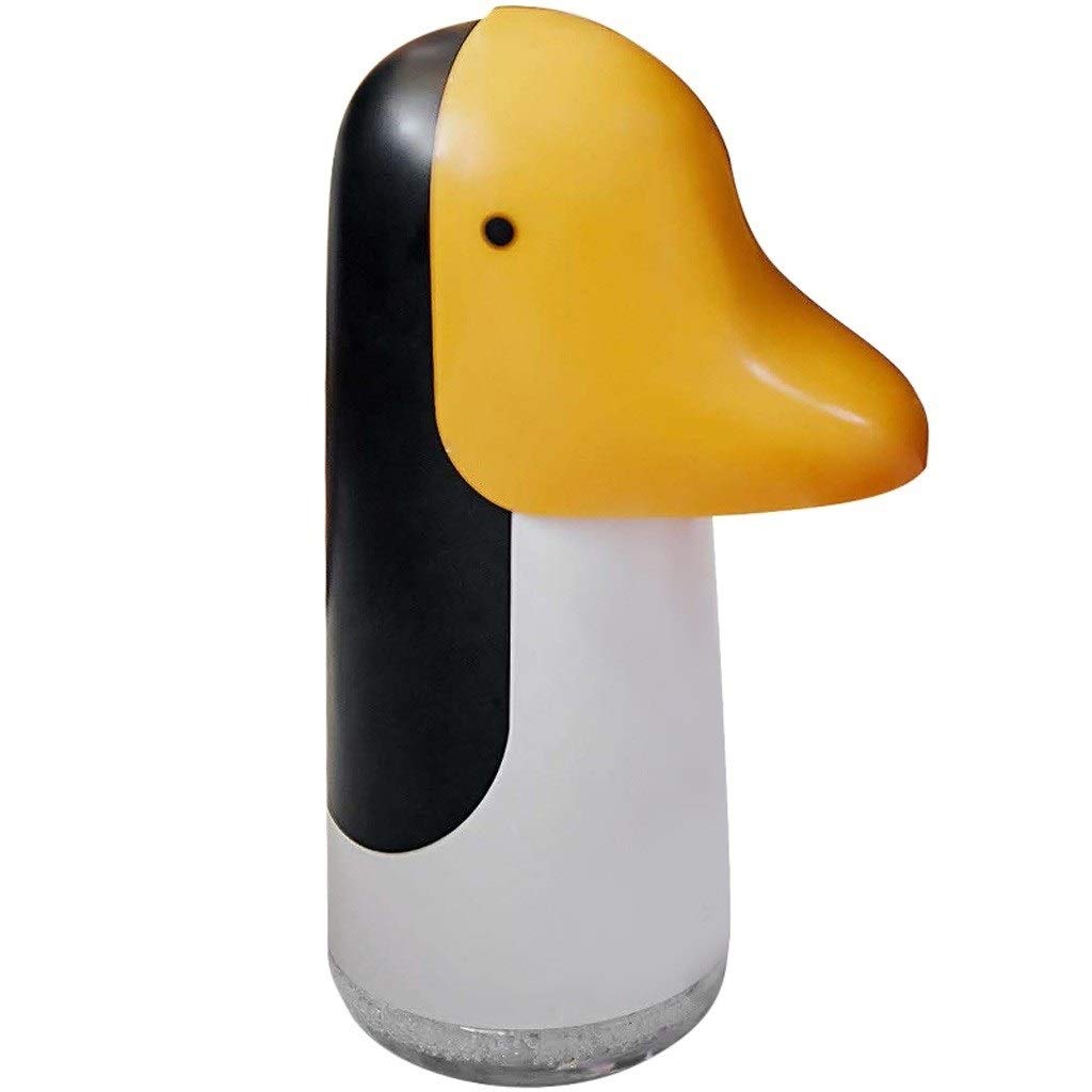 Automatic Touchless Foaming Soap Dispenser for Kids - Penguin Shaped 230ml ABS - Perfect for Kitchen, Bathroom & School Use