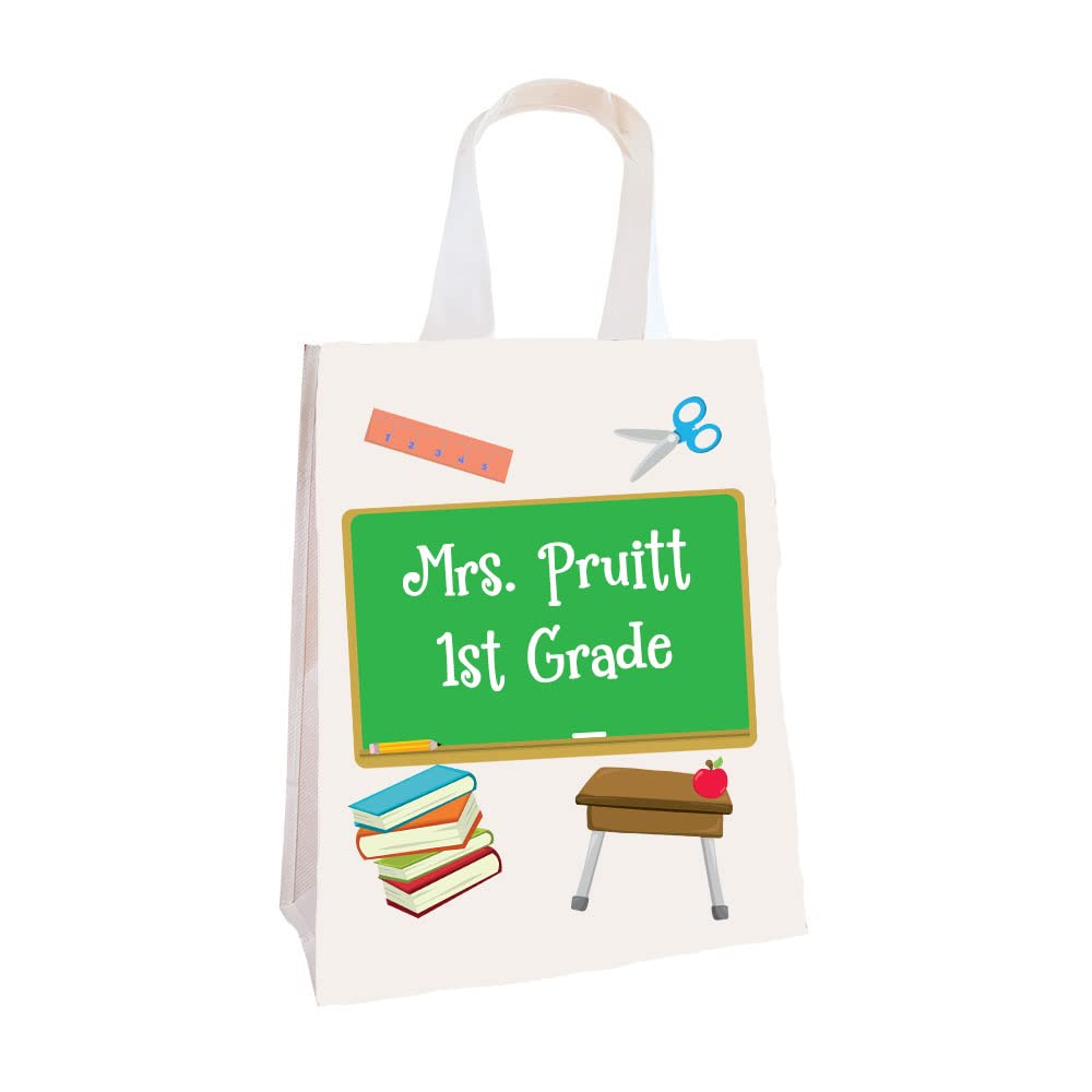 Personalized Reusable Bags for Boys and Girls - Custom Name Halloween Easter Gift Wrap Toy or Snack Bags | Perfect for School Lunches, Birthday Party Favors & Holiday Treats